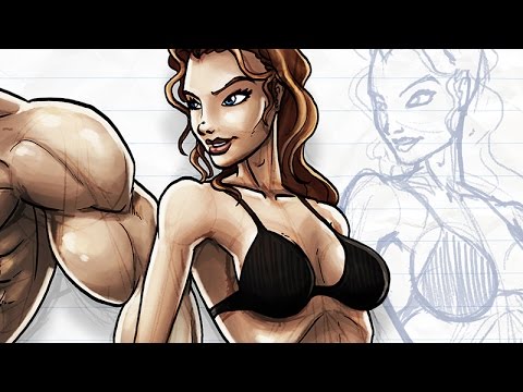 how to draw human body