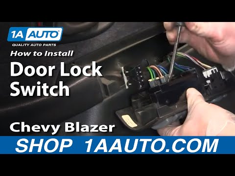 How To Install Replace Master Power Window Switch Chevy S10 Blazer S15 Jimmy 4 door 95-04 1AAuto.com