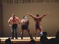 Kai Greene and Victor Martinez guest posing at NPC Brooklyn