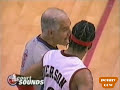 ai of the philadelphia 76ers argued with the official in a playoff game.