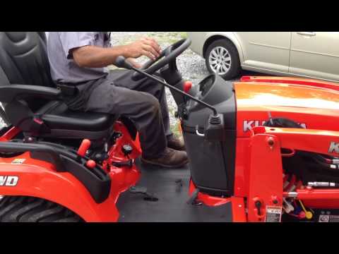how to drive a kubota tractor