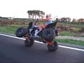 Yamaha Raptor 700R 2008 wheeling Yamaha Raptor 700R 2008 wheeling