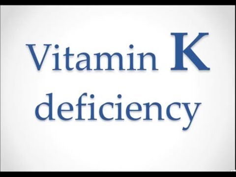 how to cure vitamin k deficiency