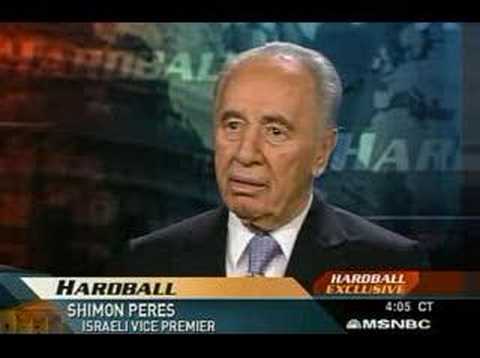 Shimon Peres on the Middle East