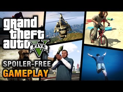 GTA gameplay - Grand Theft Auto V Spoiler-Free Gameplay Video in HD Follow the GTA V Show for more videos: http://www.youtube.com/show/gtafive =============================...