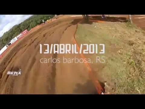 Carlos Barbosa - Volta na pista com Elton Becker #15, na etapa de abertura do Brasileiro de Motocross 2013. O catarinense voltou à competição para participar da categoria MX4.