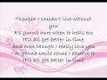 Leona Lewis-Better in time lyrics