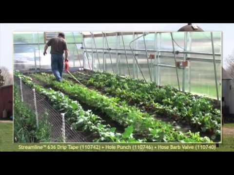 how to fertilize through a drip irrigation system