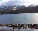 Loch Morlich and the Cairngorm Mountains