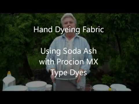 how to use procion mx fabric dye