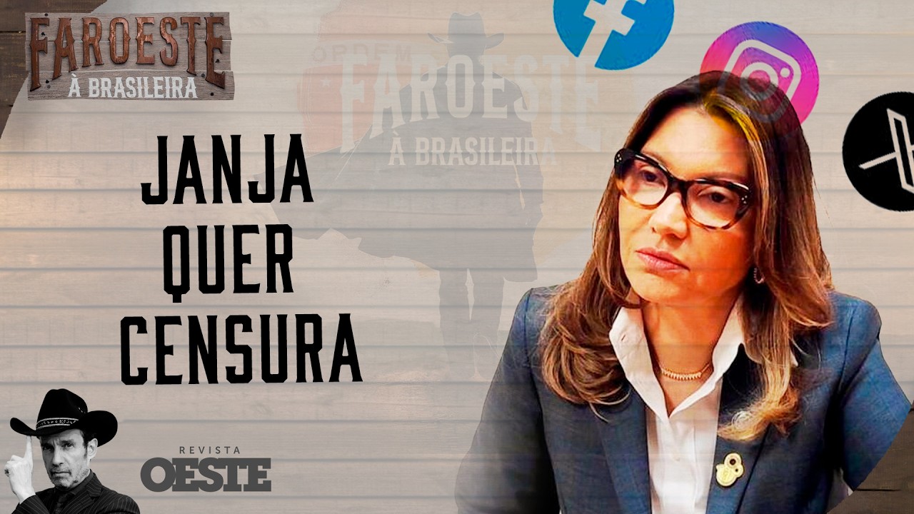 MORDAÇA À VISTA? Janja ataca big techs e chama redes sociais de 'quinto poder'