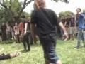 emo fight [ hardcore kicks emo's face ]