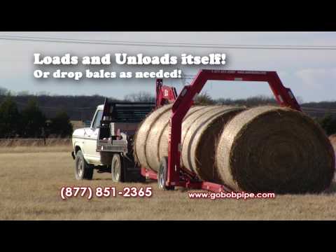 Gooseneck - The way the 2EZ Gooseneck Bale Mover loads and unloads your bales by gently picking them up and setting them down does not damage bales. Even old and mis-sha...