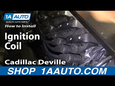How To Install Replace Ignition Coil 96-99 Cadillac Deville Northstar 4.6L V8 1AAuto.com