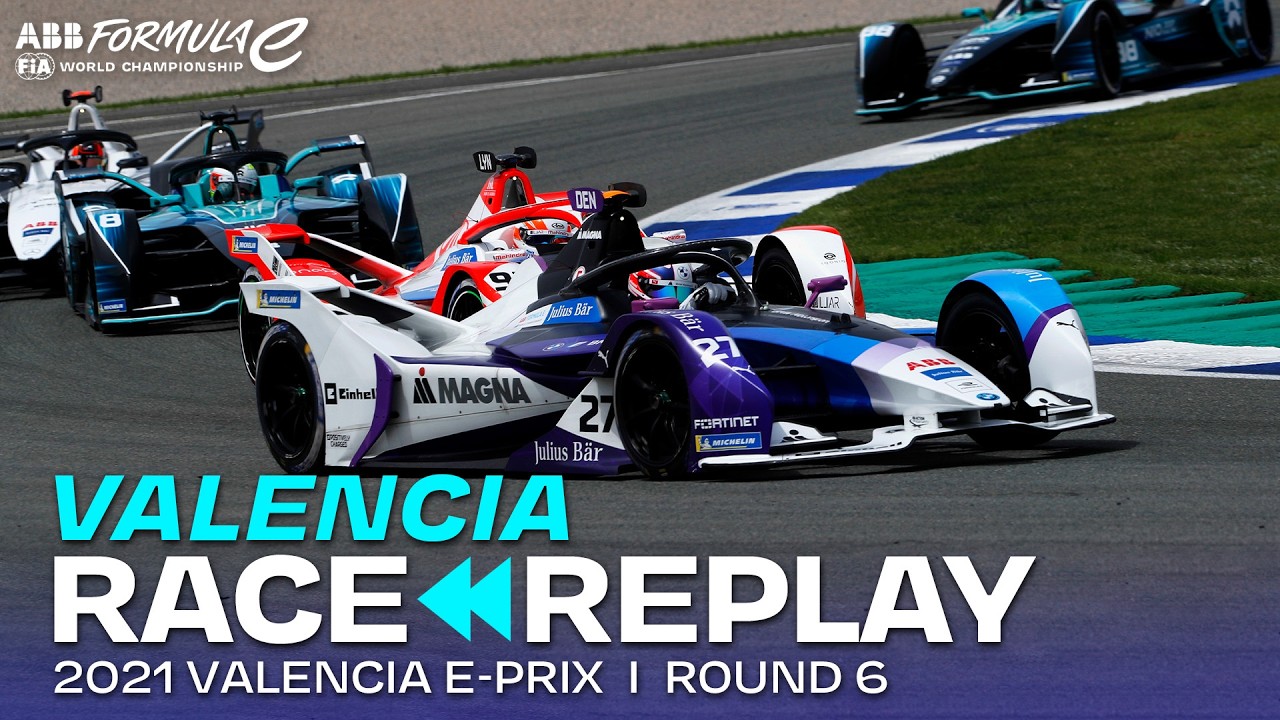 2021 Valencia E-Prix Round 6 Full Race Replay | Formula E