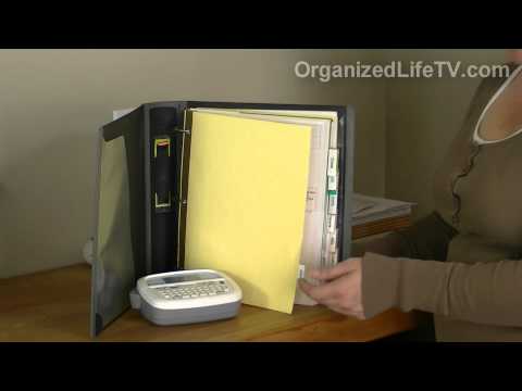 how to organize bills