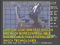 SEM Road Barrier & Seat Shock Tests & Test Dummy Waving