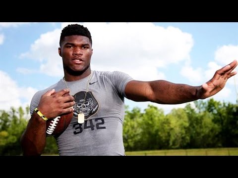 Photo: Ed Orgeron & Jabbar Juluke Visit 5-Star RB Target Cam Akers