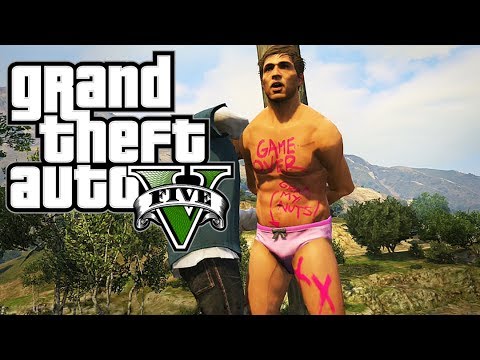 GTA 5 Tied Up Naked Guy
