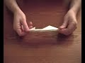 Origami Speed Boat How to