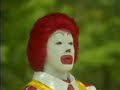 Ronald McDonald Freaks Out!