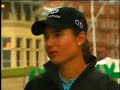 Lorena Ochoa despues de ganar su 1er MAJOR