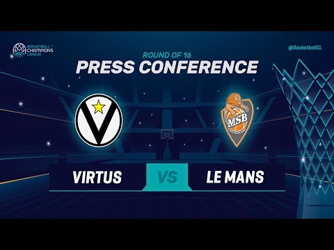 Virtus, Djordjevic e Kravic post match Le Mans Sarthe