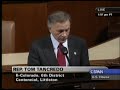 Congressman Tancredo on the House floor on April 1, 2008