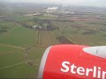 Landing Nottingham East Midlands Airport