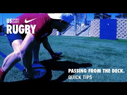 Rugby Tip: Passing from the Deck