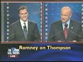 Rudy, Romney, Fred Argue Who is More Conservative Rudy, Romney, Fred Argue Who is More Conservative