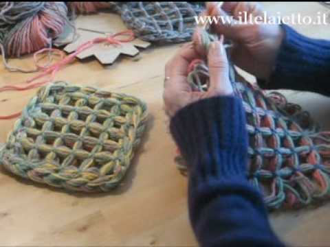 butterfly loom - 3 modi per unire i quadrati