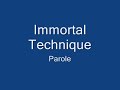 Immortal Technique - Parole Immortal Technique - Parole