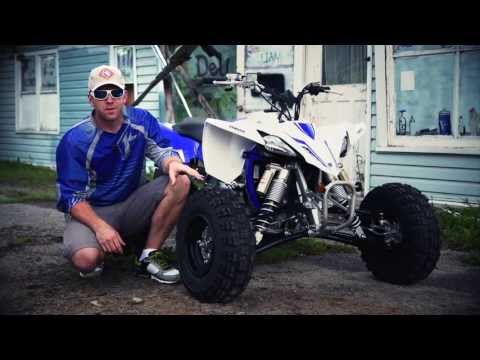 yamaha - http://www.dirttraxtv.com DirtTrax Television Co-Host AJ Lester hits the track aboard Yamaha's newly designed 2014 YFZ450R.