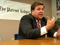 Tom Koch faces Patriot Ledger editorial board Part 1