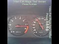 Test of 260hp Skunk2 N/A Honda Prelude acceleration on slick