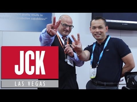 <h3>LaserStar - JCK Las Vegas 2014 Customer Testimonial</h3>In this live customer testimonial at JCK Las Vegas 2014, Jack Thai of Carat Jewellers in Edmonton, Alberta, Canada. discusses his LaserStar laser welding system with Giles Pope and how it has become his favorite tool.<br /><br /><br />