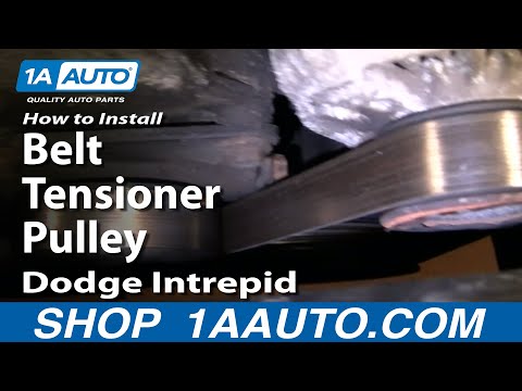 How To Install Replace Belt Tensioner Pulley Dodge Intrepid 3.5L 93-97 1AAuto.com