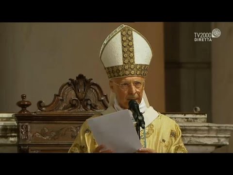 Omelia in occasione della Santa Messa d'apertura del XXVI Congresso Eucaristico Nazionale