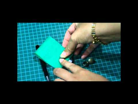 how to put a snap button on a jacket