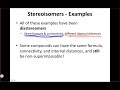 IE Organic Lecture 6.4 - Diastereomers Defined