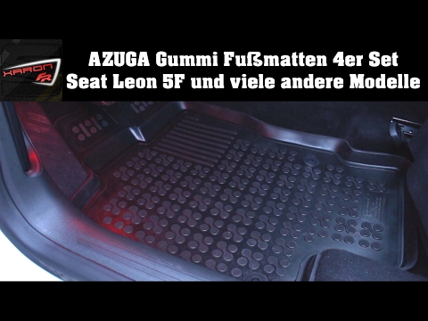 Auto Fußmatten AZUGA Gummi 4er Set - Seat Leon 5F VW, Skoda, BMW, Audi u.v.m.