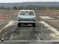 Cortina MK1 burnout and drag CA18 turbo Cortina MK1 burnout and drag CA18 turbo