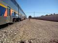 P42DC #100 leads N/B Amtrak #713 with Pacific Surfliner coach