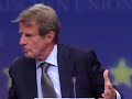 french foreign minister bernard kouchner, just back from tblisi, georgia, met with fellow eu ministers in brussels on wednesday and explains the european position.
