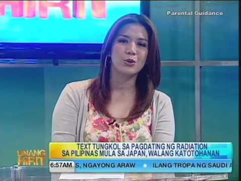 rhea santos - A text message about acid rain and radiation brought by explosions from a nuclear plant in Japan caused unnecessary panic among many Filipinos. Experts from ...