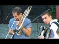 d.yengibarjan's trio plays an armenian folk song in szentendre, hungary, on 19th july 2008