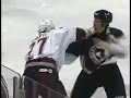 RYAN VANDENBUSSCHE, DENIS BONVIE Hockey fight!