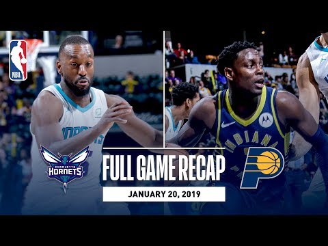 Video: Full Game Recap: Hornets vs Pacers | Collison & Oladipo Lead Team Effort