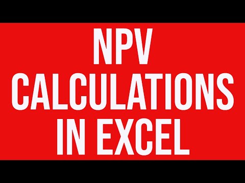 how to draw npv profile in excel